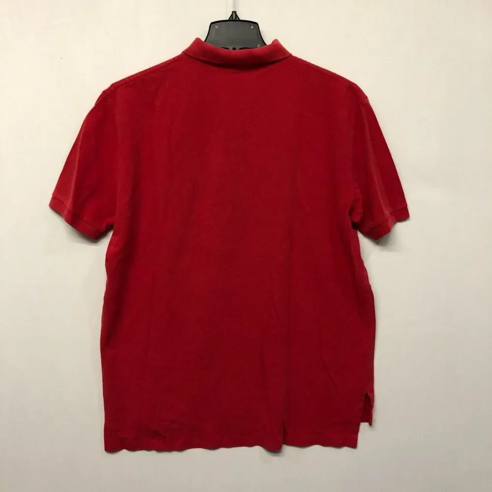 Vintage Polo by Ralph Lauren Men Polo Shirt Size Extra Large Red B285 -5